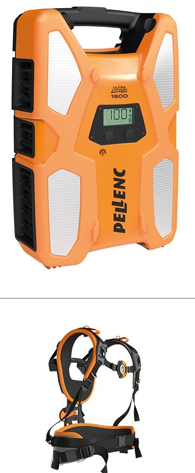 Pellenc Accu's Pakket ULiB 1500 + comfortabel draagsysteem – MotorLand.nl